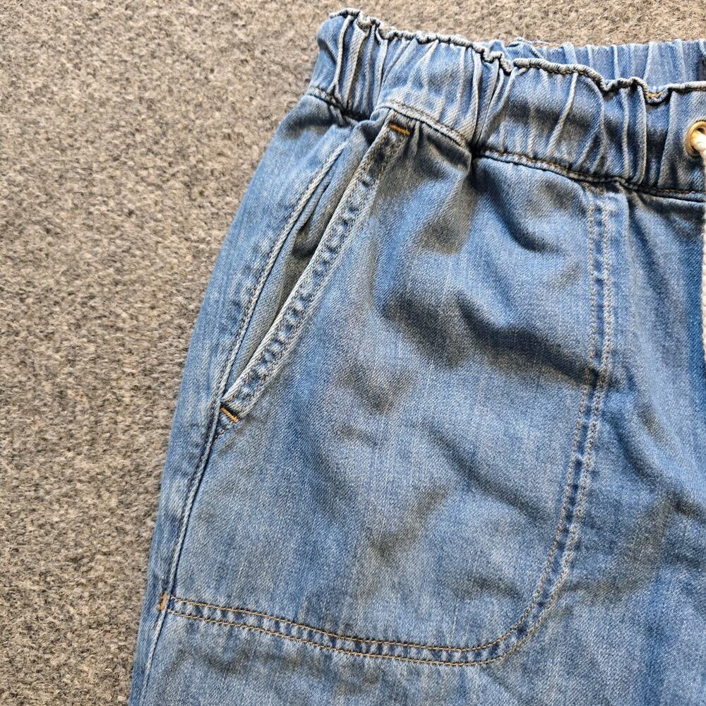 J Crew Jeans Womens Size 28 Blue Denim Pull On Tapered Drawstring Casual Capsule - Picture 3 of 11